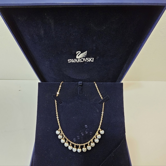 🇦🇹 Swarovski Crystal Beads Gold-Plated Necklace - Picture 5 of 16